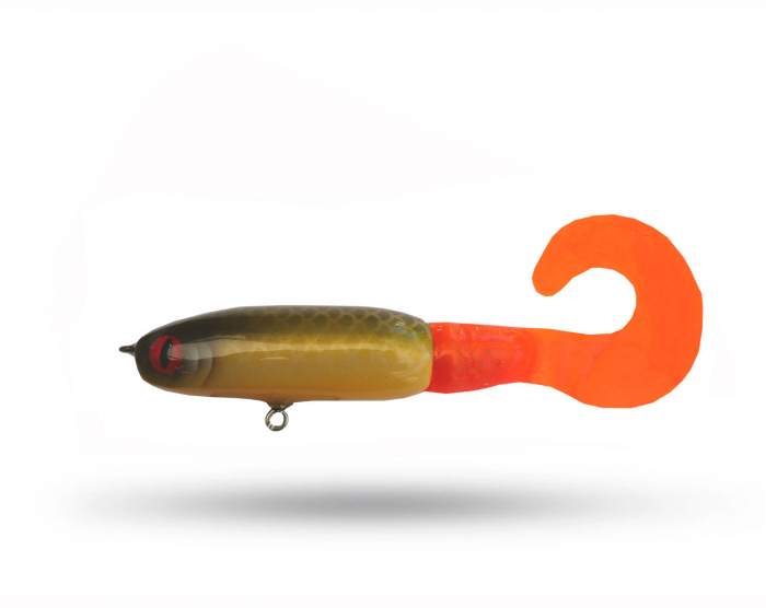 PeWe Baby Snake - Olive Shiner i gruppen Fiskedrag / Jerkbaits hos Örebro Fiske & Outdoor AB (PeWe Baby Snake OliveS)